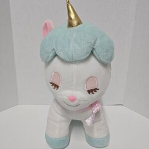 Muse Pastel Unicorn Plush with Gold Accents